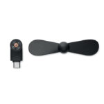 Prijenosni promotivni USB-C ventilator PHAN - Slika 4