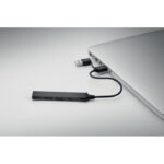 Promotivni USB 4 port hub 19 cm CURRENT - Slika 4