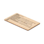 RFID kartica od bambusa CUSTOS+ - Slika 3